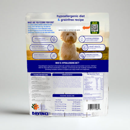 Davinci Dog 100C Hypoallergenic 3.3lb (Fresh Salmon)