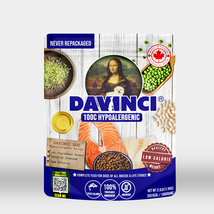 Davinci Dog 100C Hypoallergenic 3.3lb (Fresh Salmon)