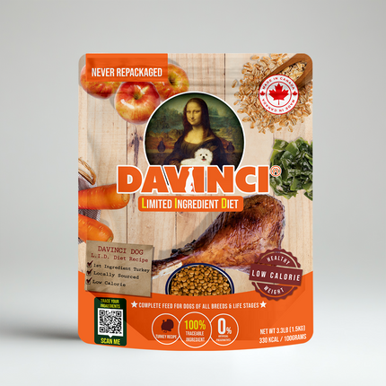 Davinci Dog LID Turkey 3.3lb